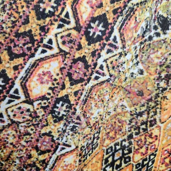 Lane Bryant Gold Yellow Black Snakeskin Print Maxi Skirt 14/16 NWT (4751) - Picture 3 of 8